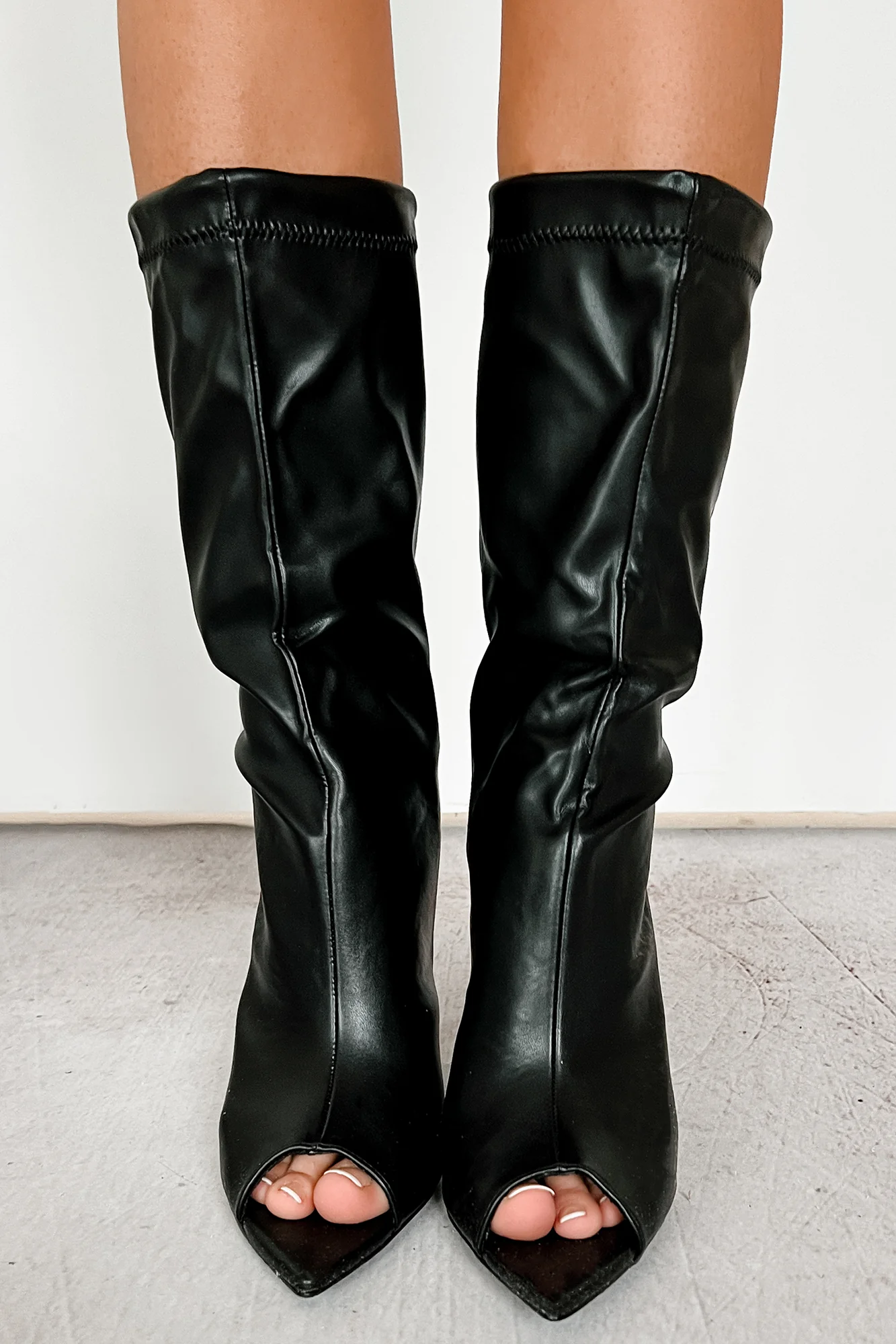 Beating All Odds Adjustable Mid Calf Boot (Black) - Image 3