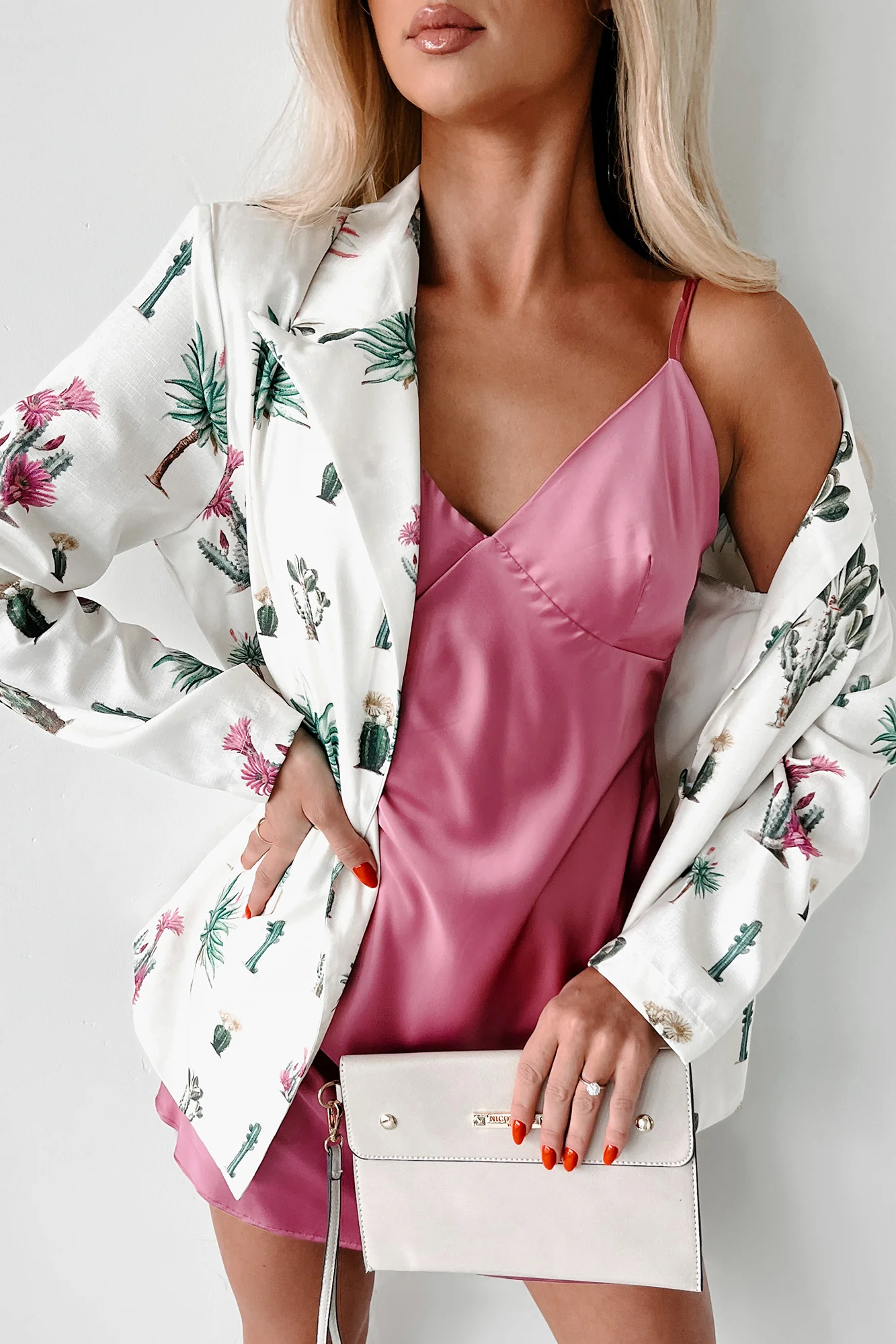 Chasing Love Satin Slip Dress (Pink Purple) - Image 9