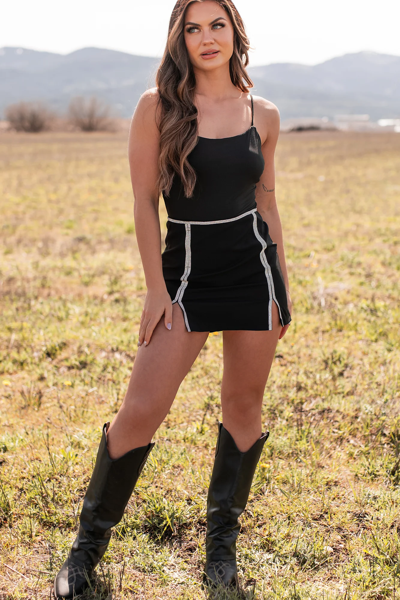 Cool Instincts Strappy Bramisuit (Black) - Image 3