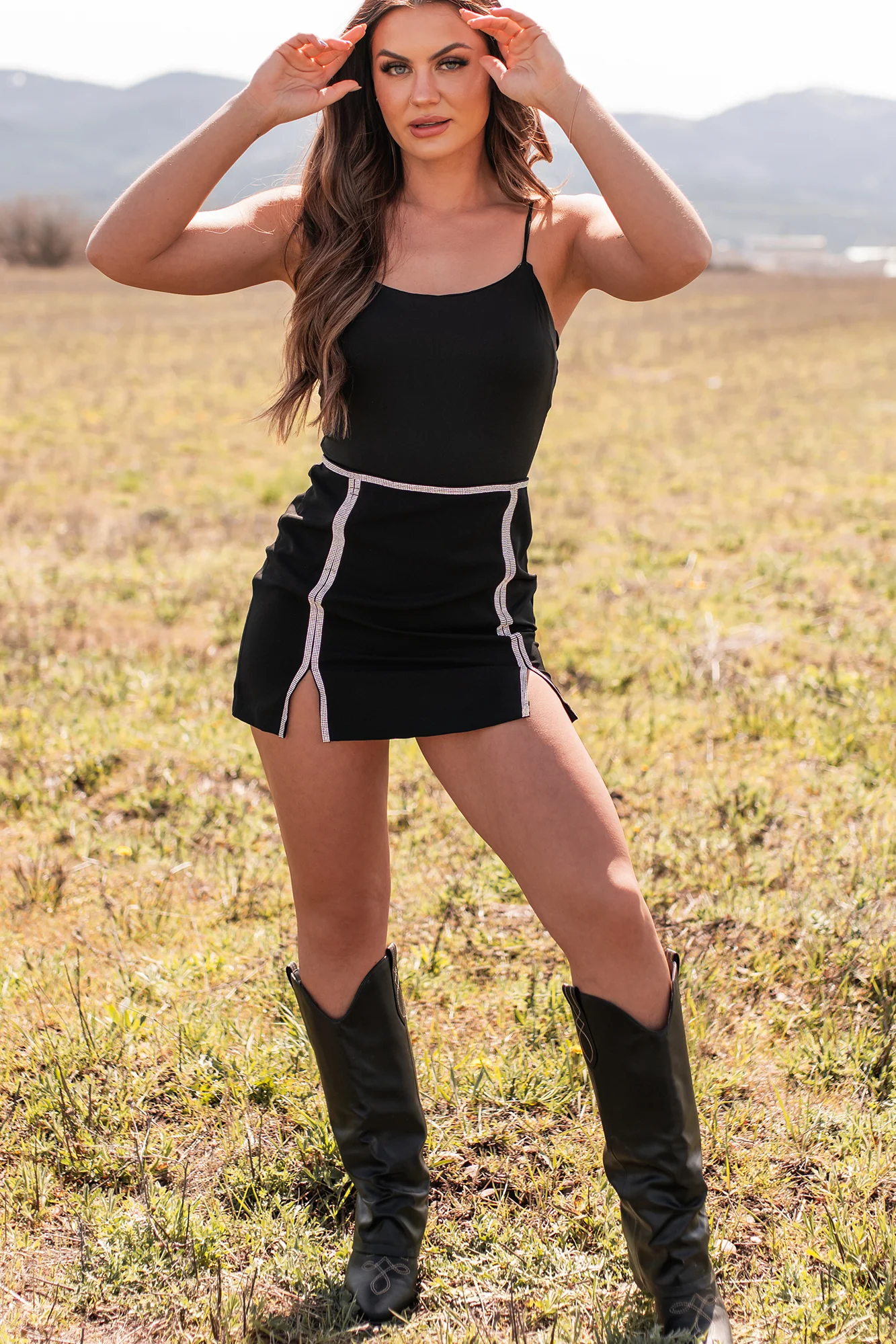 Cool Instincts Strappy Bramisuit (Black) - Image 7