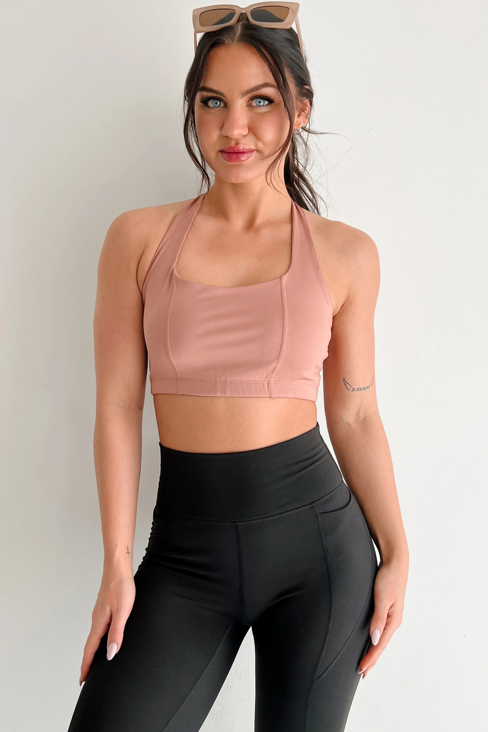Fitness Flow Padded Active Top (Clay) - Image 5
