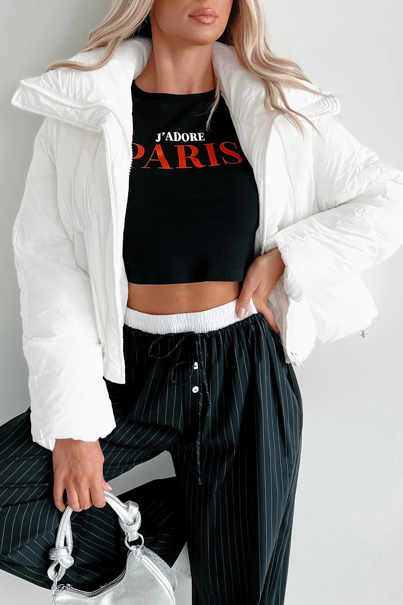 "J'adore Paris" Graphic Tee (Black) - Image 7