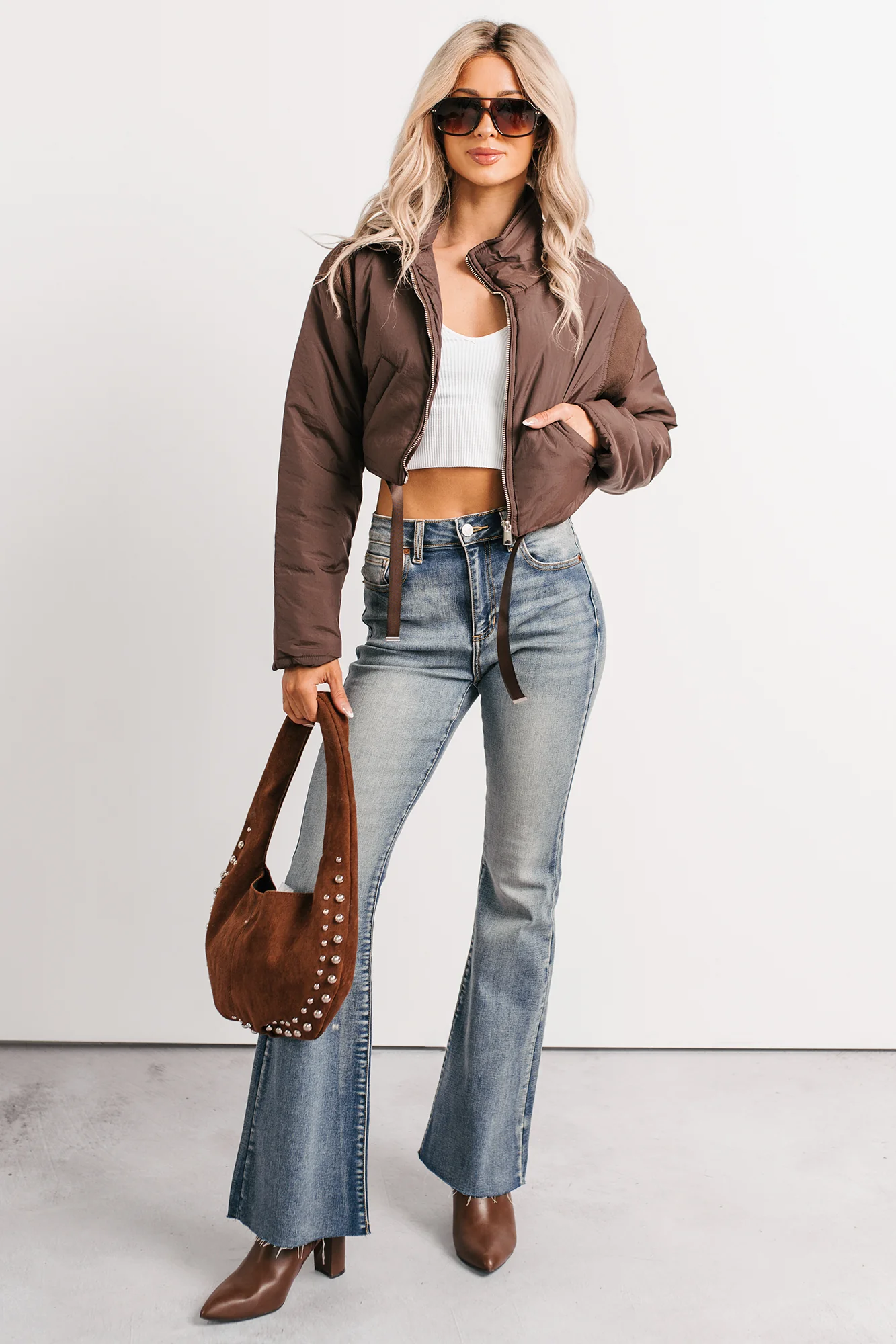 Julius High Rise Flare Sneak Peek Jeans (Medium) - Image 12