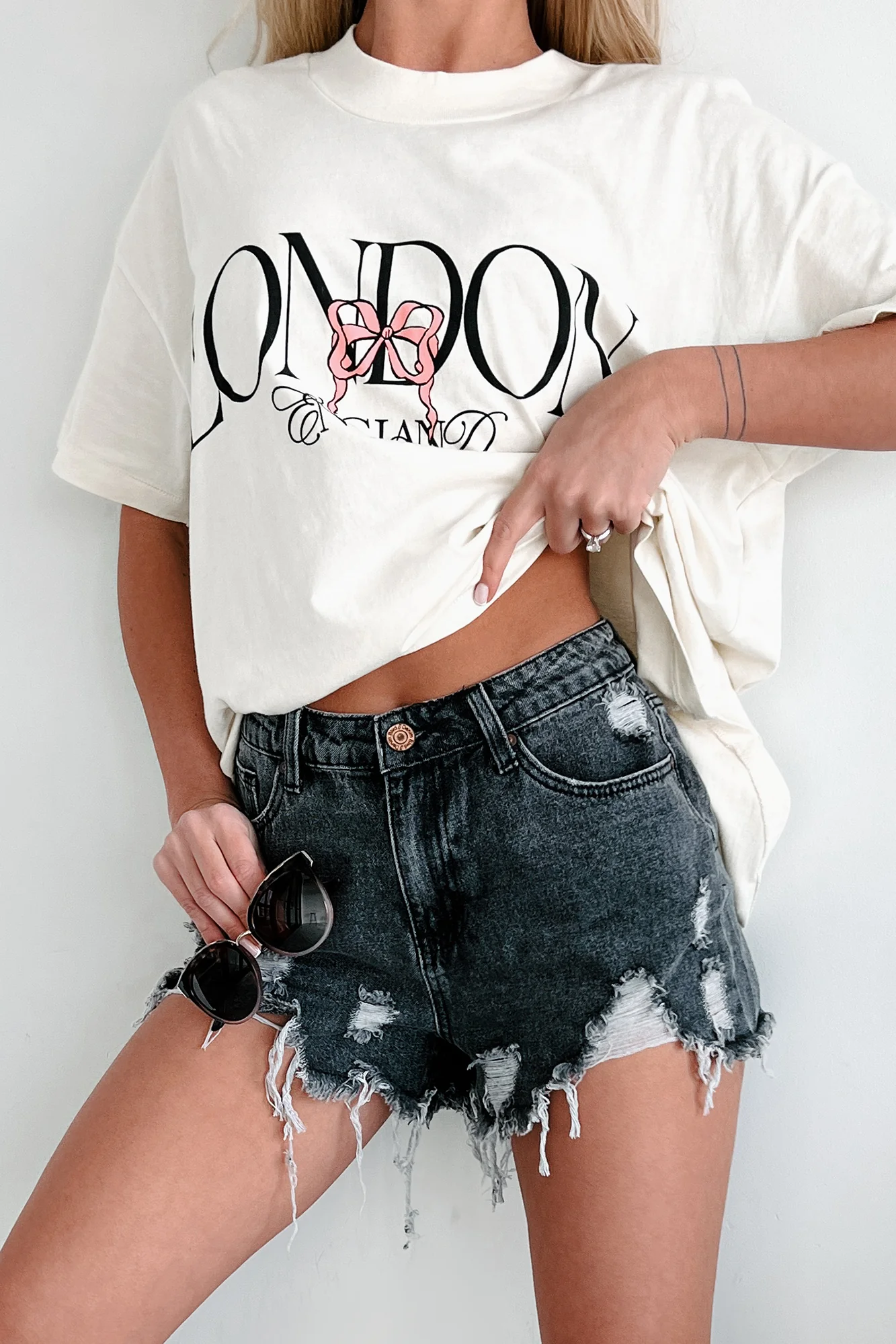 London Local Double-Sided Graphic T-Shirt (Ivory) - Image 8