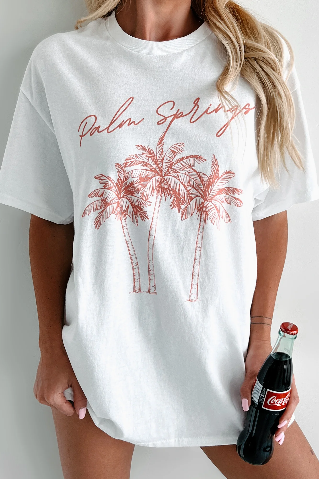 "Palm Springs" Graphic T-Shirt (White) - Image 7