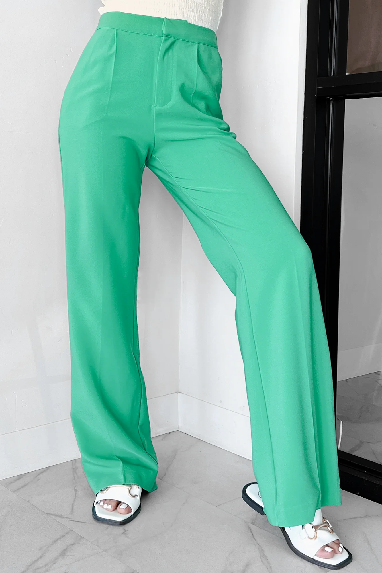Pressure's On Straight Leg Dress Pants (Mint Green) - Image 5