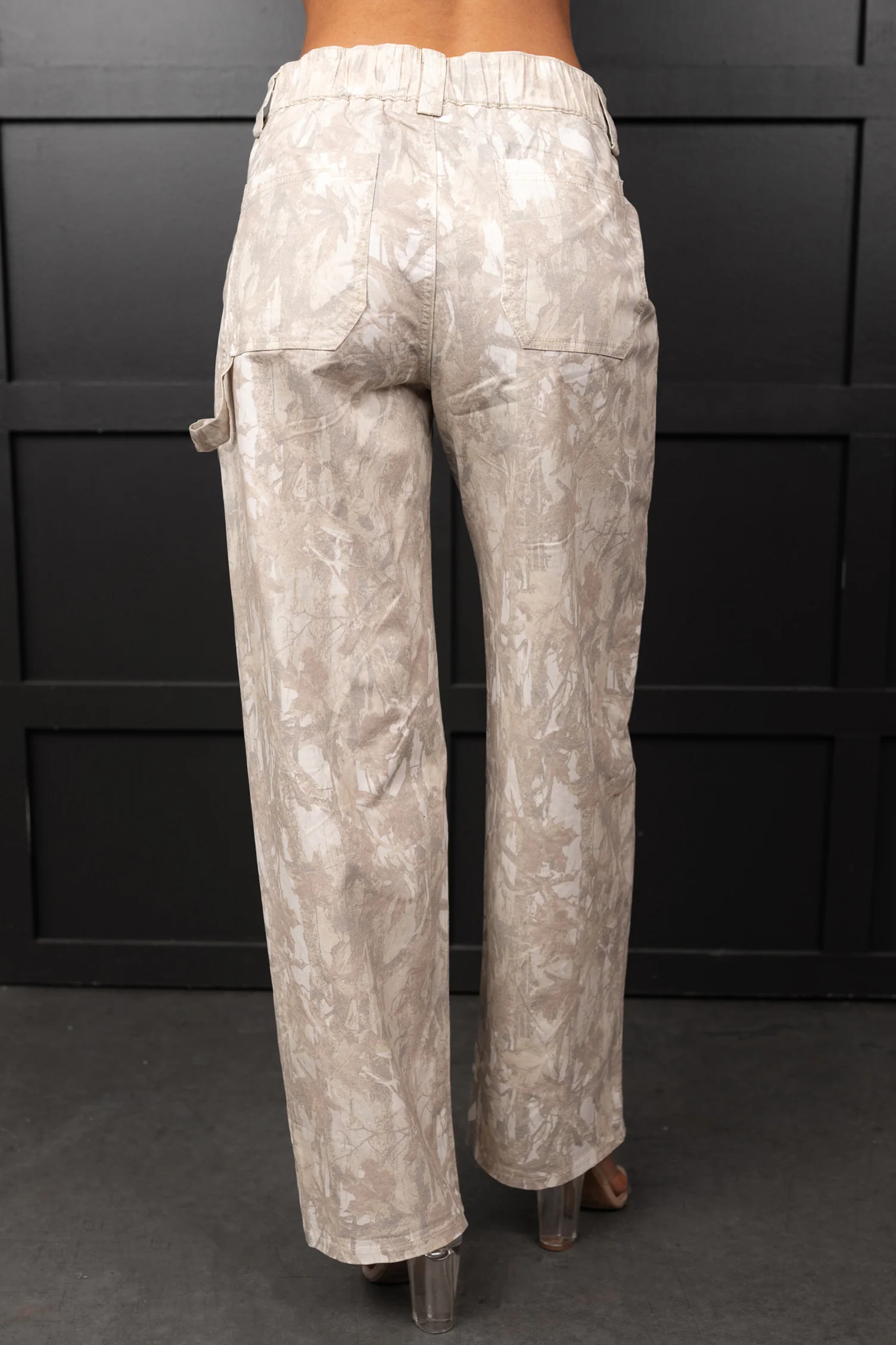 True Authority High Rise Wide Leg Pants (Camo) - Image 6