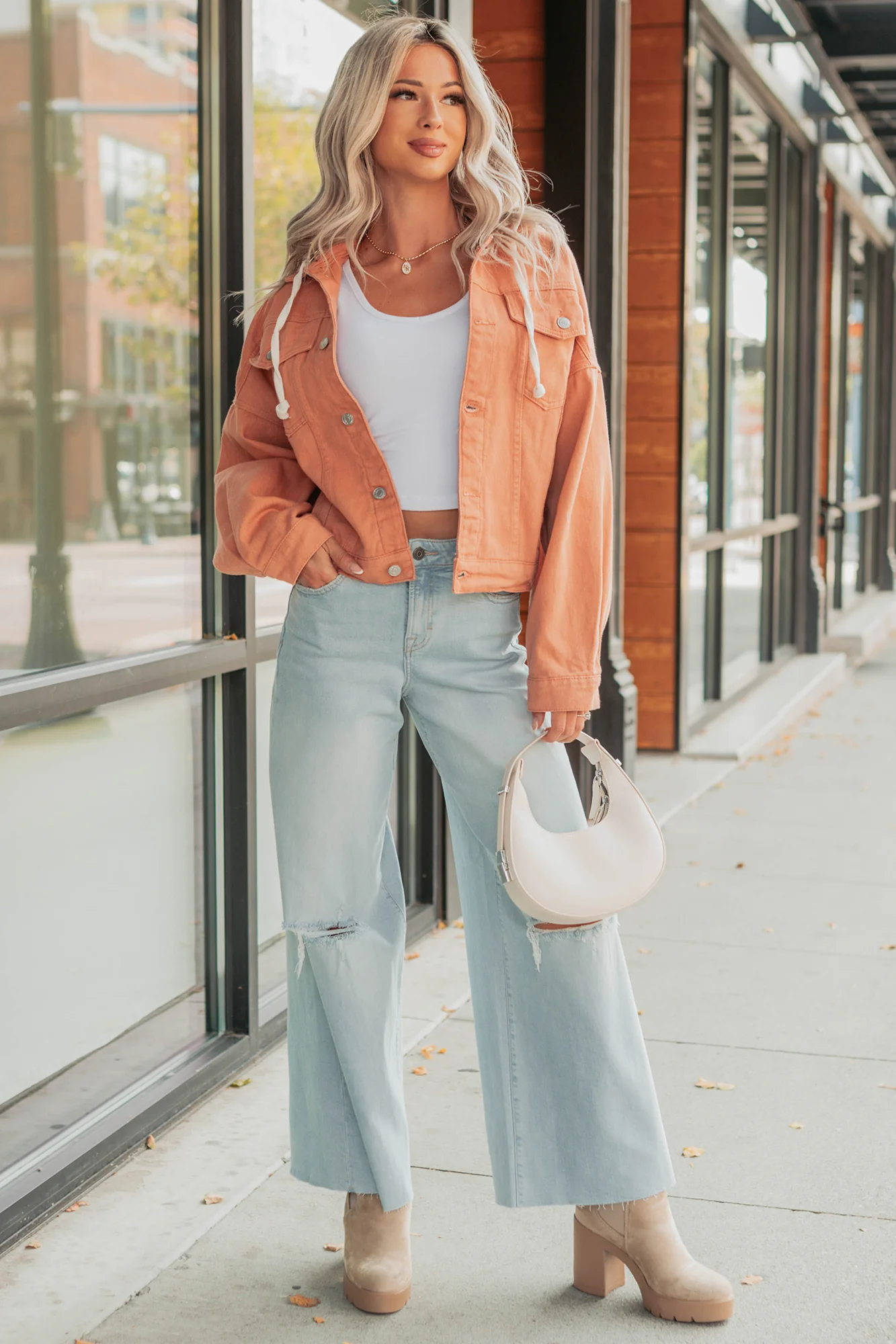 Vivienne Wide Leg Ripped Hidden Jeans (Light) - Image 18