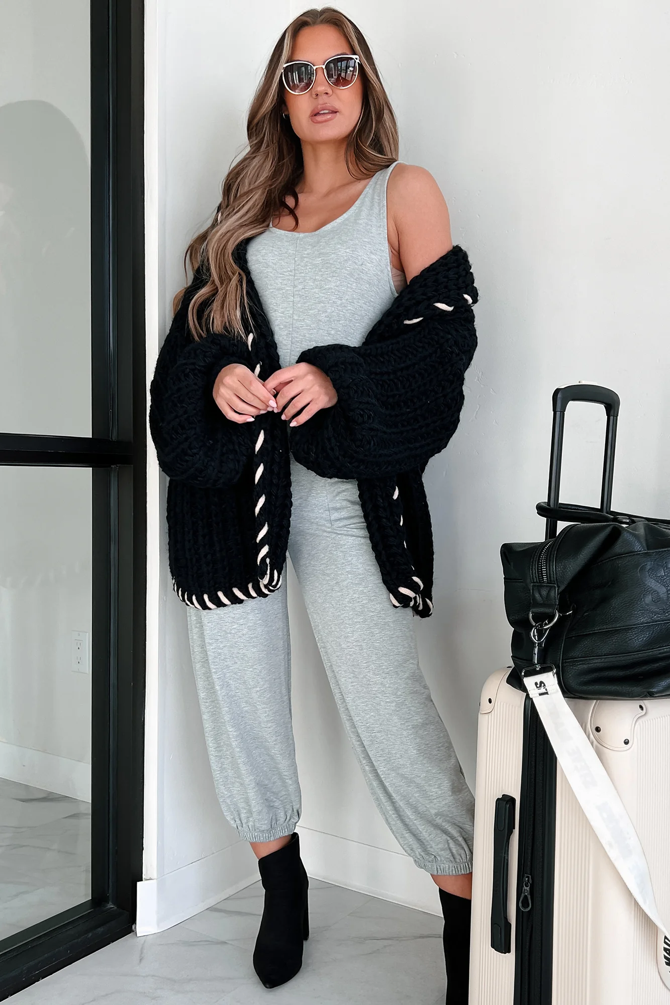 We Grew Apart Sleeveless Scoop Neck Jumpsuit (Heather Grey) - Image 4